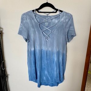 American Eagle Soft & Sexy Blue Tee